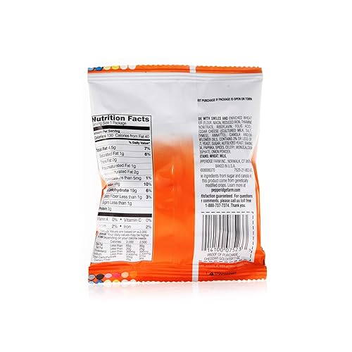 Vista 2 de Pepperidge Farm Goldfish Galletas horneadas, queso cheddar, 1 onza, paquete de 60