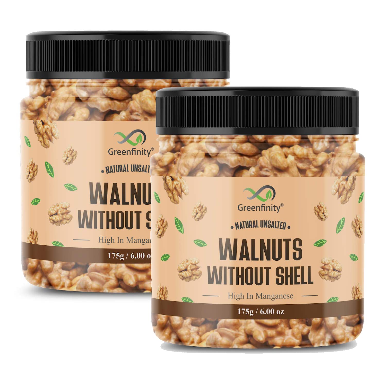 GreenFinity Walnut Kernel | Akhrot Giri Jar Pack 175Gm(Pack Of 2) | Walnuts Without Shell, Dry (B09FLD278H) Amazon Price History, Amazon Price Tracker