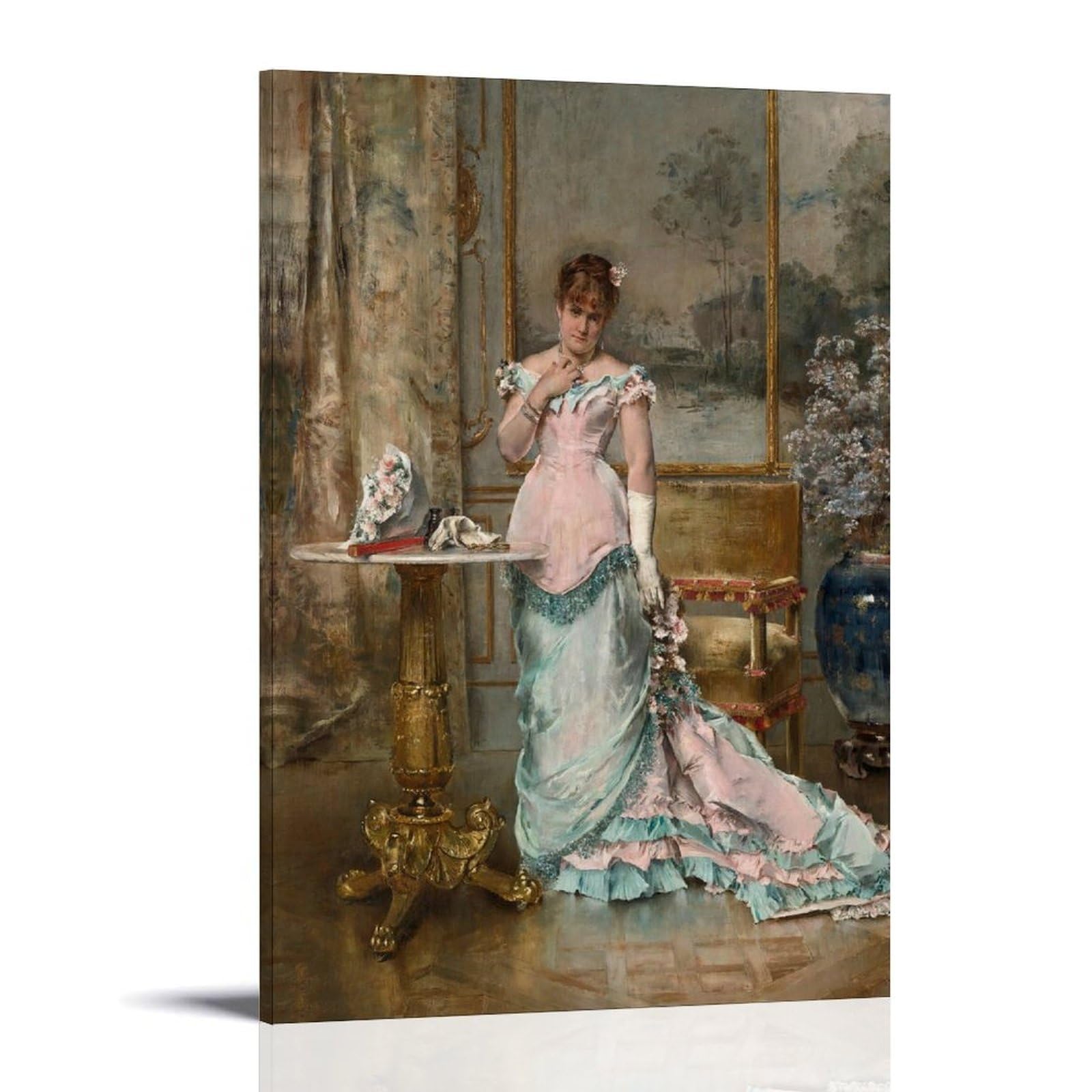 Generisch Avant Le Bal Alfred Stevens Impressionistische Wandkunst