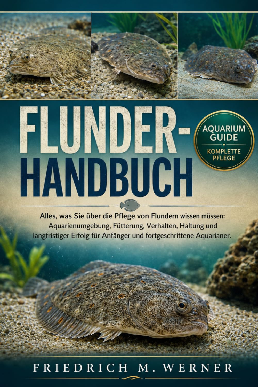FLUNDER-HANDBUCH: Alles, was Sie über die Pflege von Flundern wissen müssen: Aquarienumgebung, Fütterung, Verhalten, Haltung und langfristiger Erfolg für Anfänger und fortgeschrittene Aquarianer.