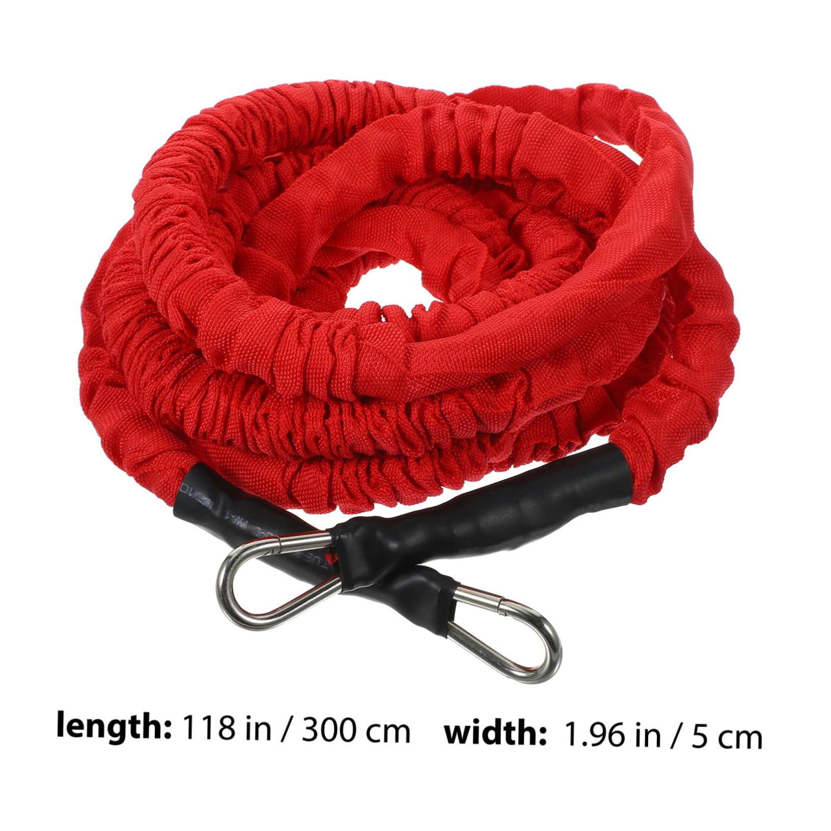 Cuerda de Entrenamiento de Resistencia para Dos Personas con Banda Elástica de Látex Natural para Sprint Saltos y Mejora de Fuerza Boxeo y Deportes Color Aleatorio