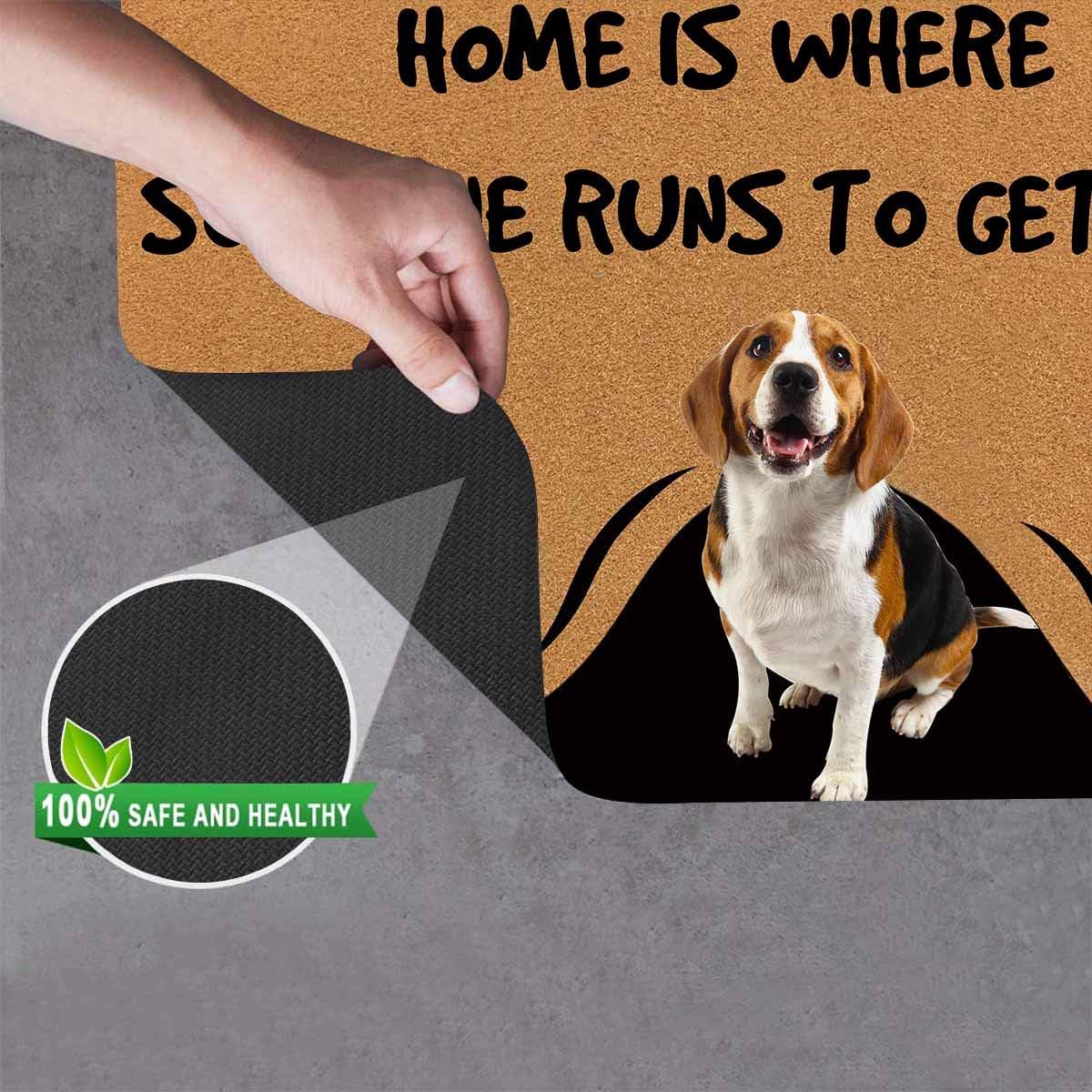Personalized Pet Photo on Doormat 24" X 16" Indoor Outdoor Custom Dog Face Home Decor Family Door Mat Area Rug Decor Customize Camping Mat