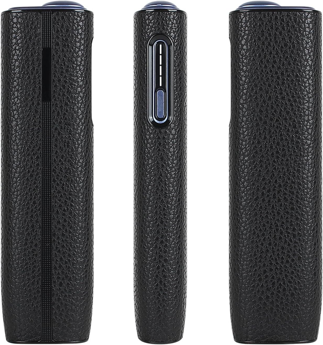 Keminsung Protective Case Compatible with iqos Case, Compatible with Iluma i One Case Accessories Starter Set Leather Cover Protective Cap (Black)
