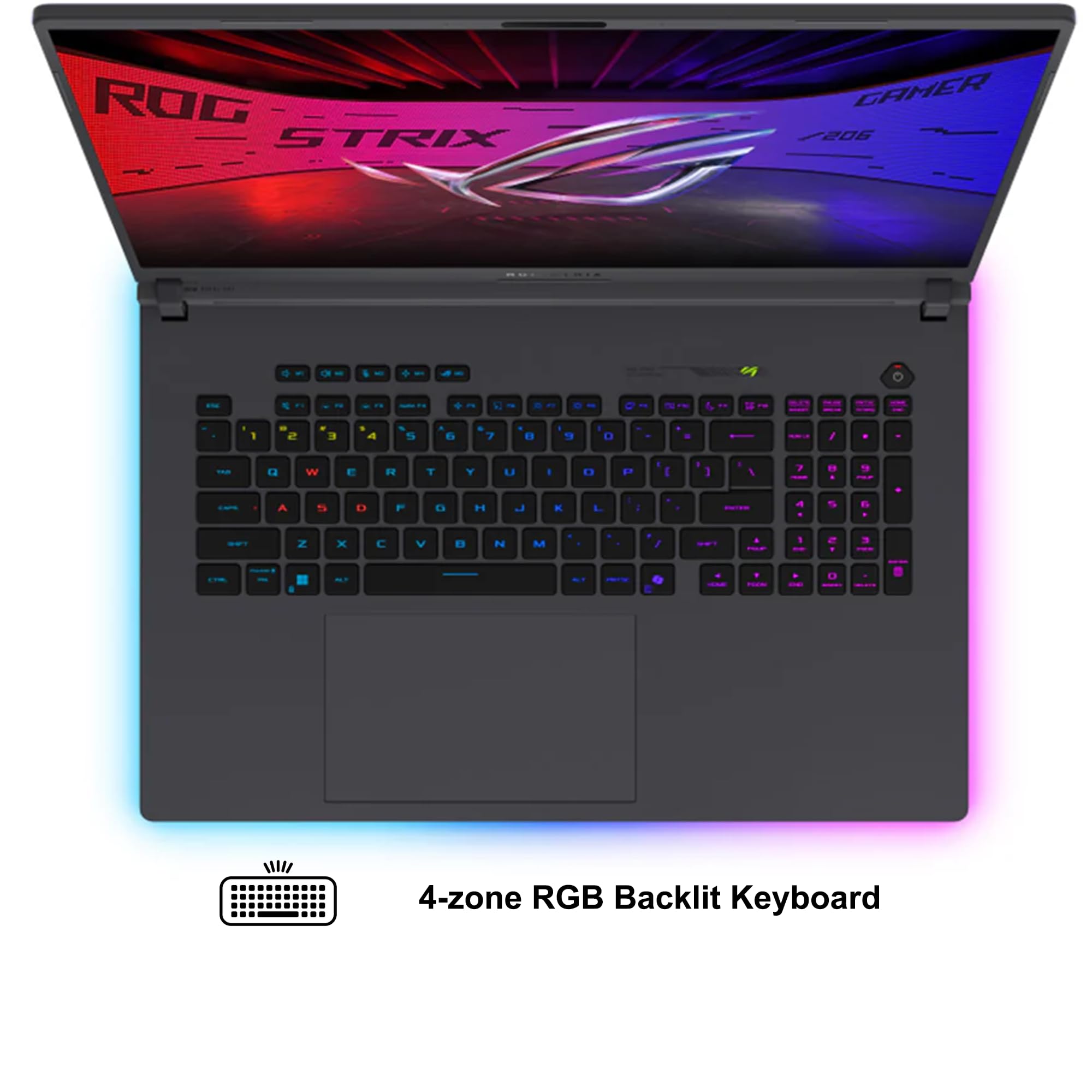 ASUS ROG Strix G18 G815 Gaming AI Laptop 18" 2560x1600 240Hz 100% DCI-P3 Intel 24-core Ultra 9 275HX 32GB DDR5 1TB SSD GeForce RTX 5060 (fino a 572 AI Top) 4 zone RGB retroilluminato WiFi7 Win; 11Pro
