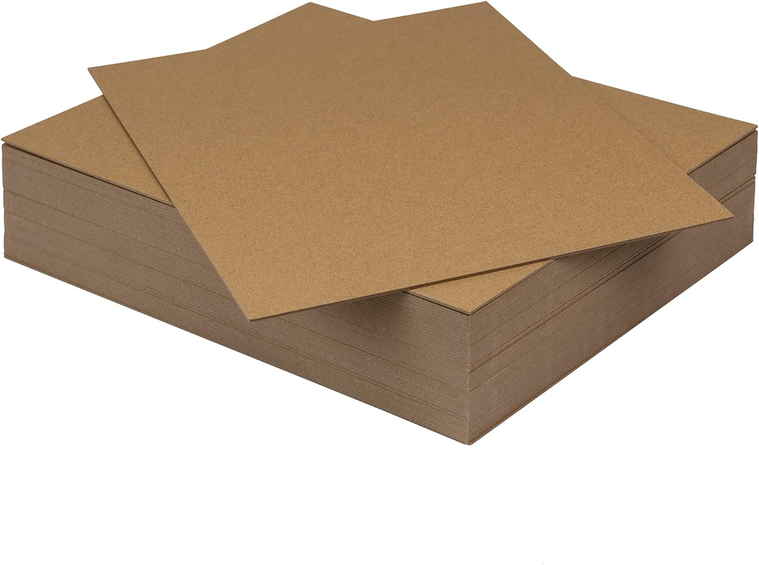 Samsill 50 Pack Chipboard Sheets 8.5 x 11 Inches, 50 Point (0.05"), Brown