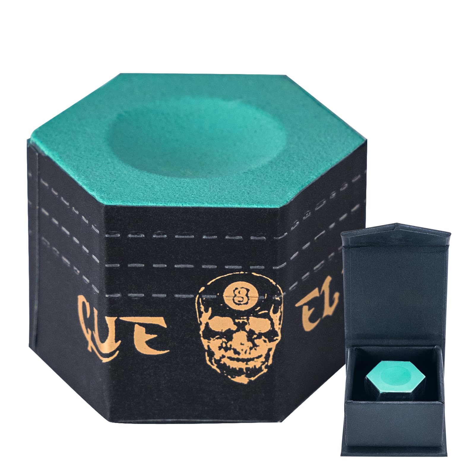 CUEELF Pool Chalk Premium Pool Cue Chalk Billiard Pool Stick Chalk Billiards Chalk-Blue,Green,Pink,Purple or Grey