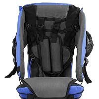 Vista 7 de Clevr Mochila transportadora para bebé, ligera con visor y cobertor contra el sol, Rojo o Verde, Azul
