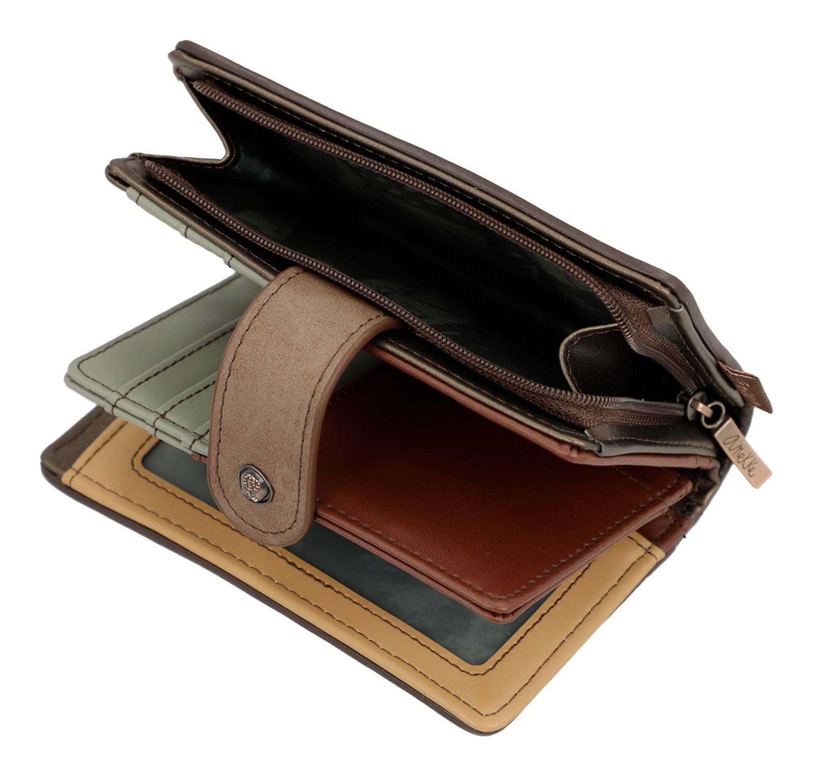 Anekke Billetero Mediano Core - Diseño Funcional - Medidas: 14/10/3 Cm - Accesorios Y Complementos Mujer