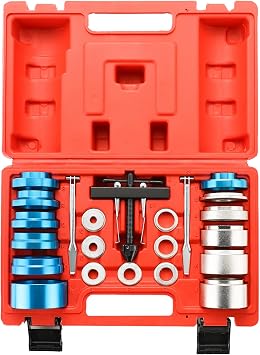 NYXOVA Crank Bearing Camshaft Oil Seal Installer and Remover Set, Crankshaft Camshaft Oil Seal Removal Installation Puller Tool, 21pcs Crank Bearing Camshaft Seal, Crank Seal, Crankshaft Seal Kit