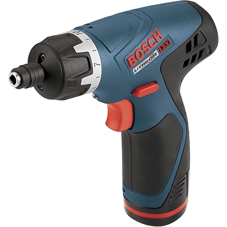 Bosch PS20-2A 12-Volt Max Pocket Driver with 2 Lithium-Ion Batteries