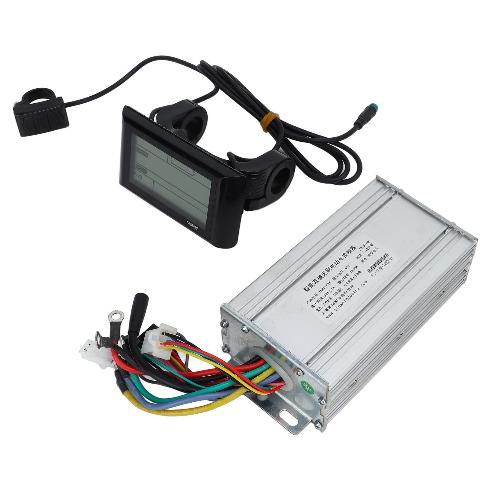 Electric Bike Brushless Controller, Electric Bike Controller Set Grooved Housing 48V Easy to Maintain for Modification-picture-11