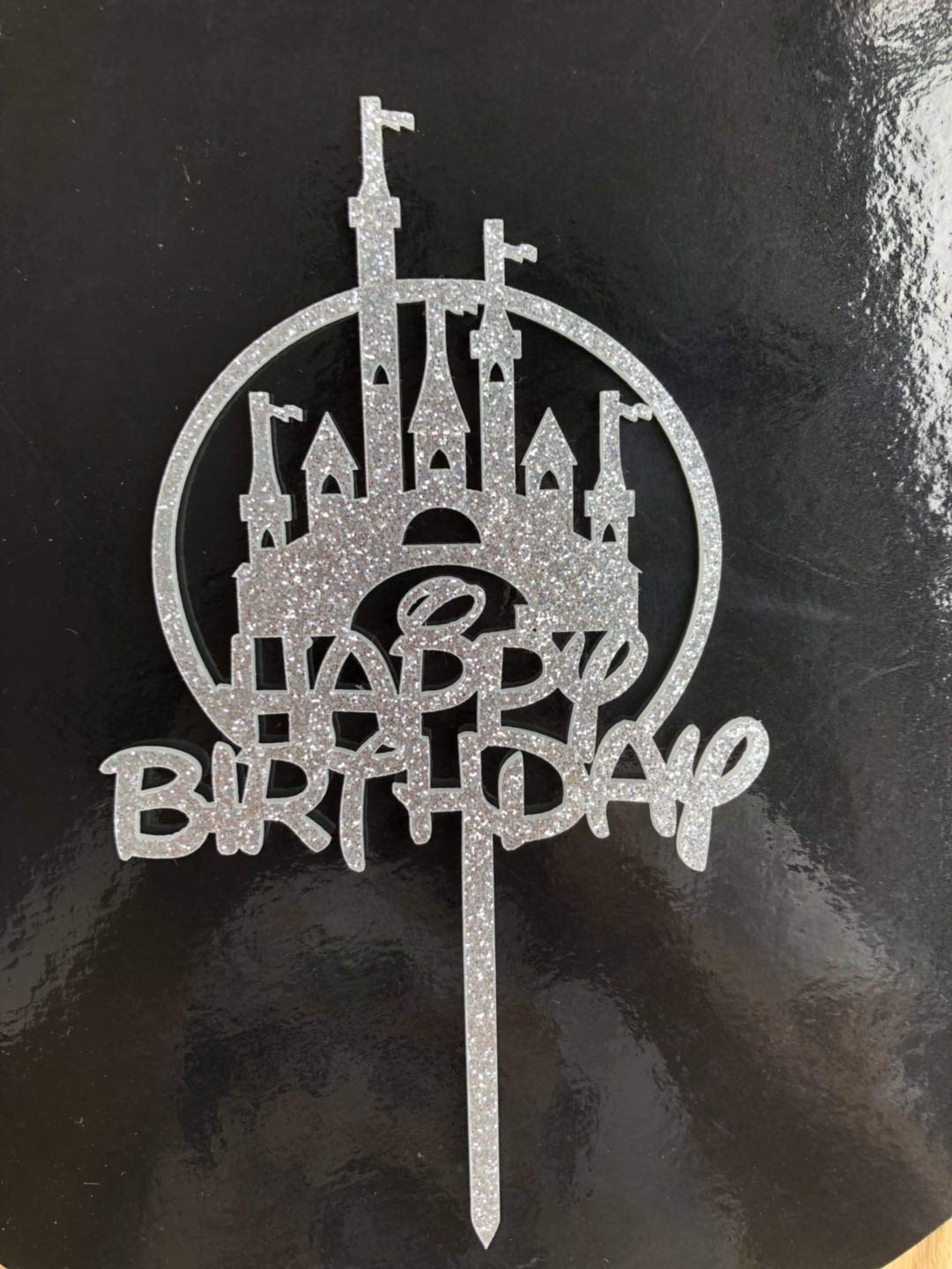 Castle Happy Birthday Cake Topper, Princess Prince Birthday Cake Toppers, First Birthday Party