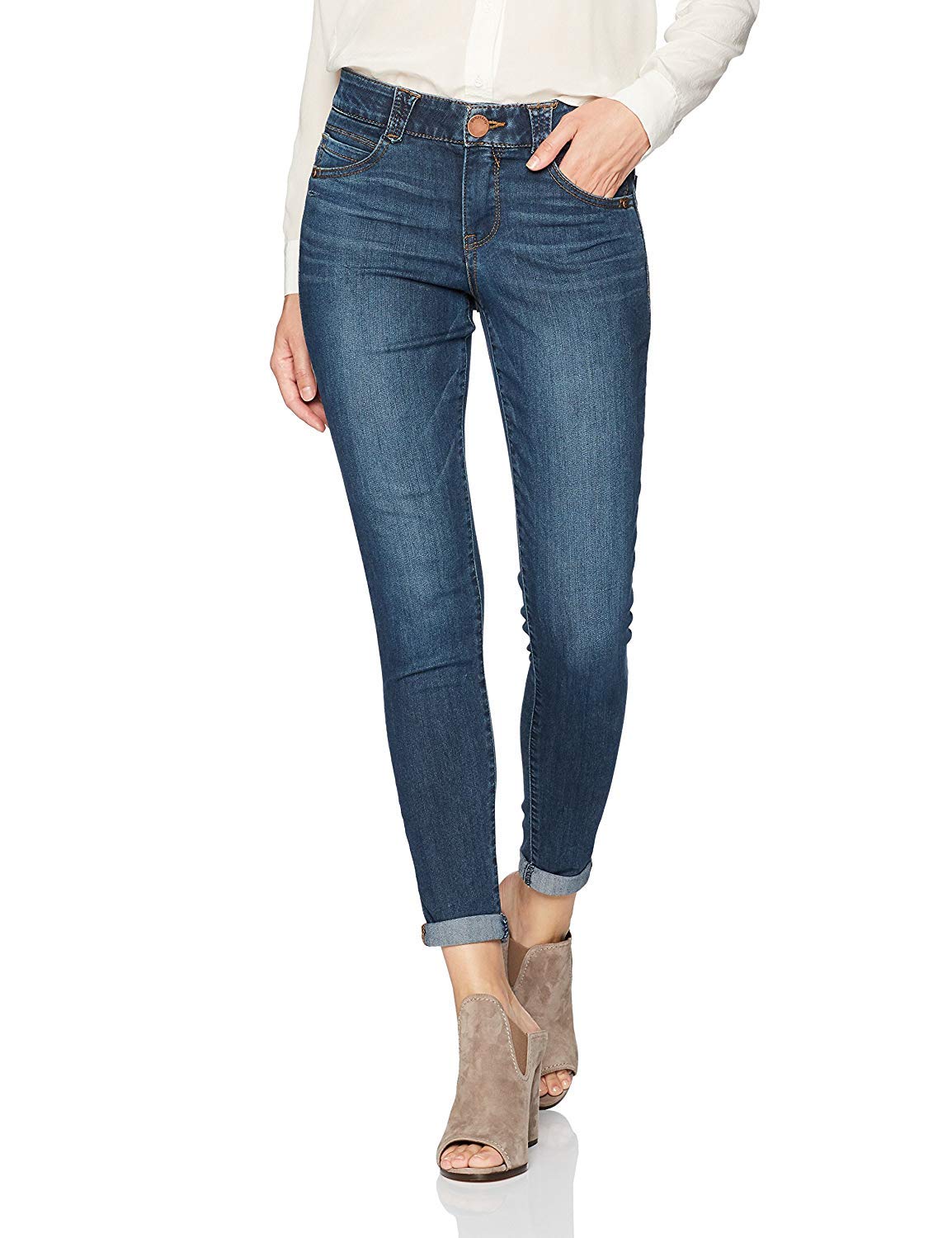 Democracy Women's Ab Solution Ankle Skimmer, Indigo, 8