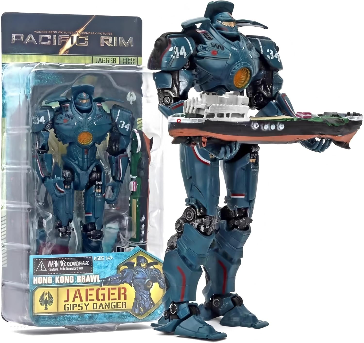 Pipigirl Pacific Rim Mech Action Figure, Boxed Unique Figure Idea, 7.08 in Collectible Mecha Action Figures Kits