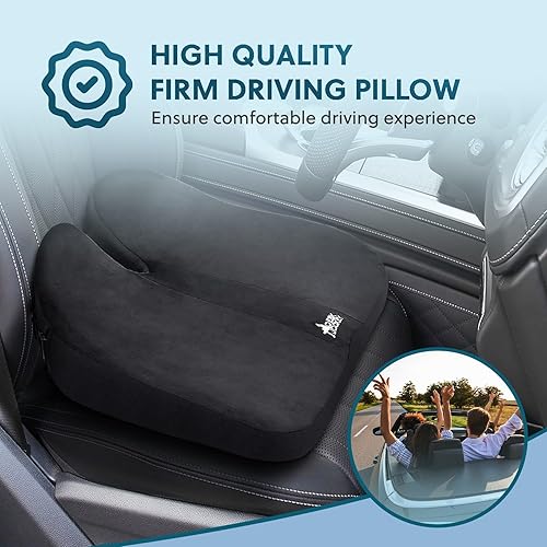 Miniatura 6 de Cojín inclinado para asiento de automóvil - Cojín de asiento para automóvil - Almohada patentada de espuma viscoelástica para asiento de conducción