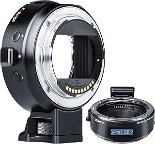 VILTROX EF-E5 Lens Adapter Auto Focus Adapter Compatible with EF/EF-S Lens to Sony E-Mount Camera A9 A7III A7RIV A6500