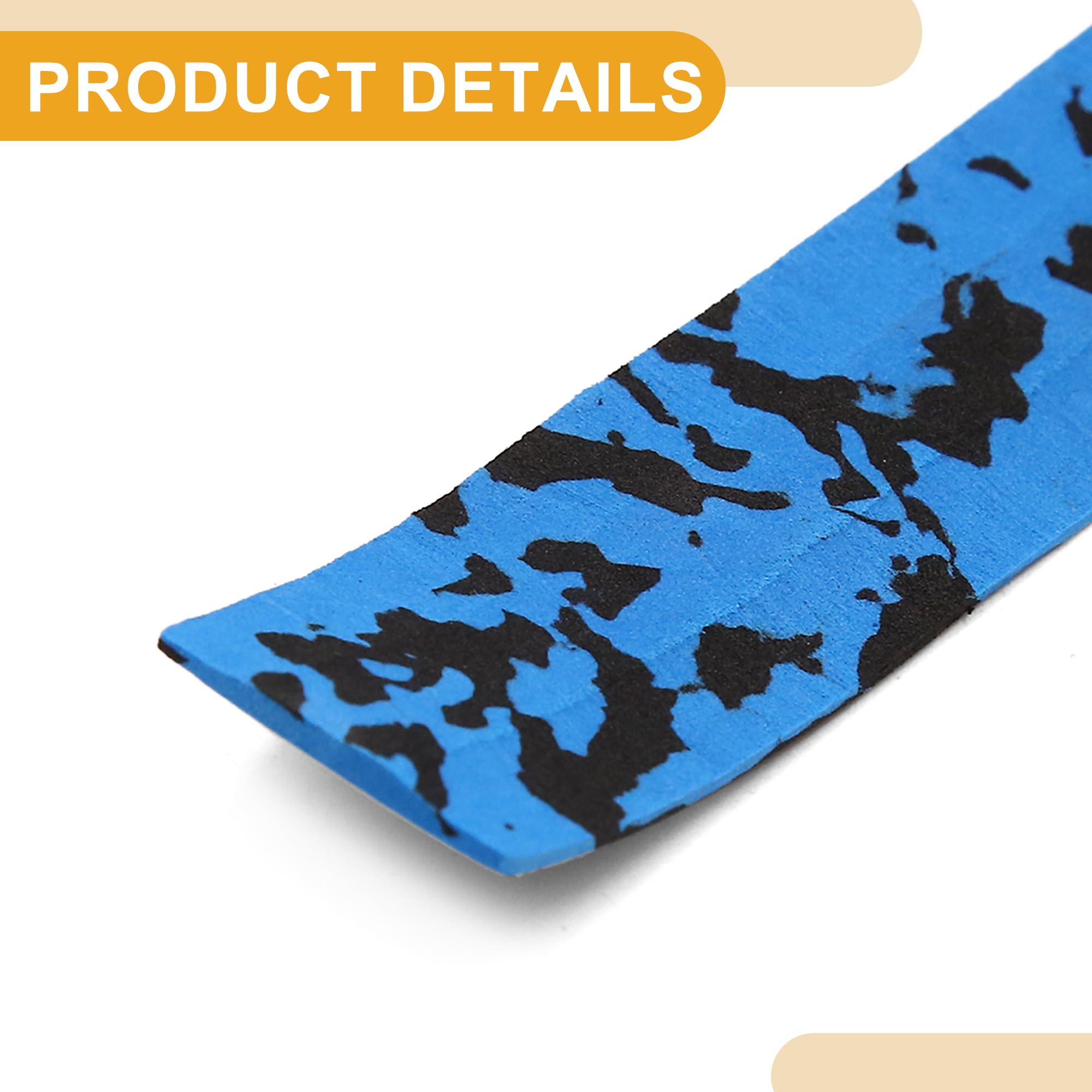 Partuto 2 Pcs Universal Bike Handlebar Tape - Foam Blue - Image 4