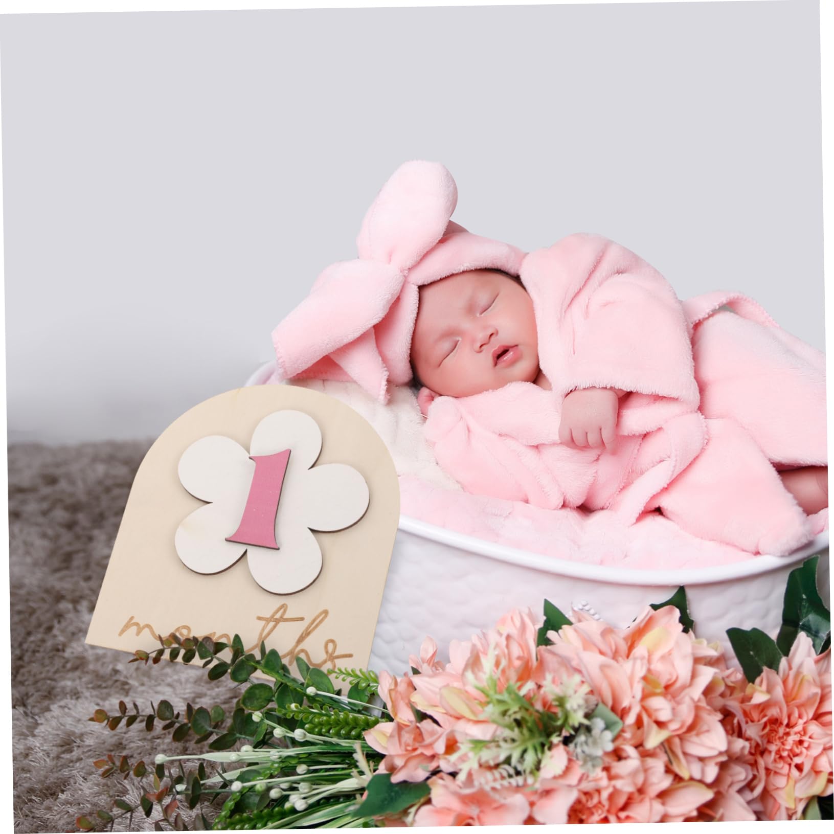 STOBOK 4sätze -karten Für Neugeborene -schild Mit Monatszahlen Für Babyfotografie Aufzeichnung Von Geburtsdetails Dekoration