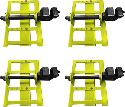 Timber Tuff Steel Lumber Cutting Guide for Chainsaw Plank Milling, 4 Pack