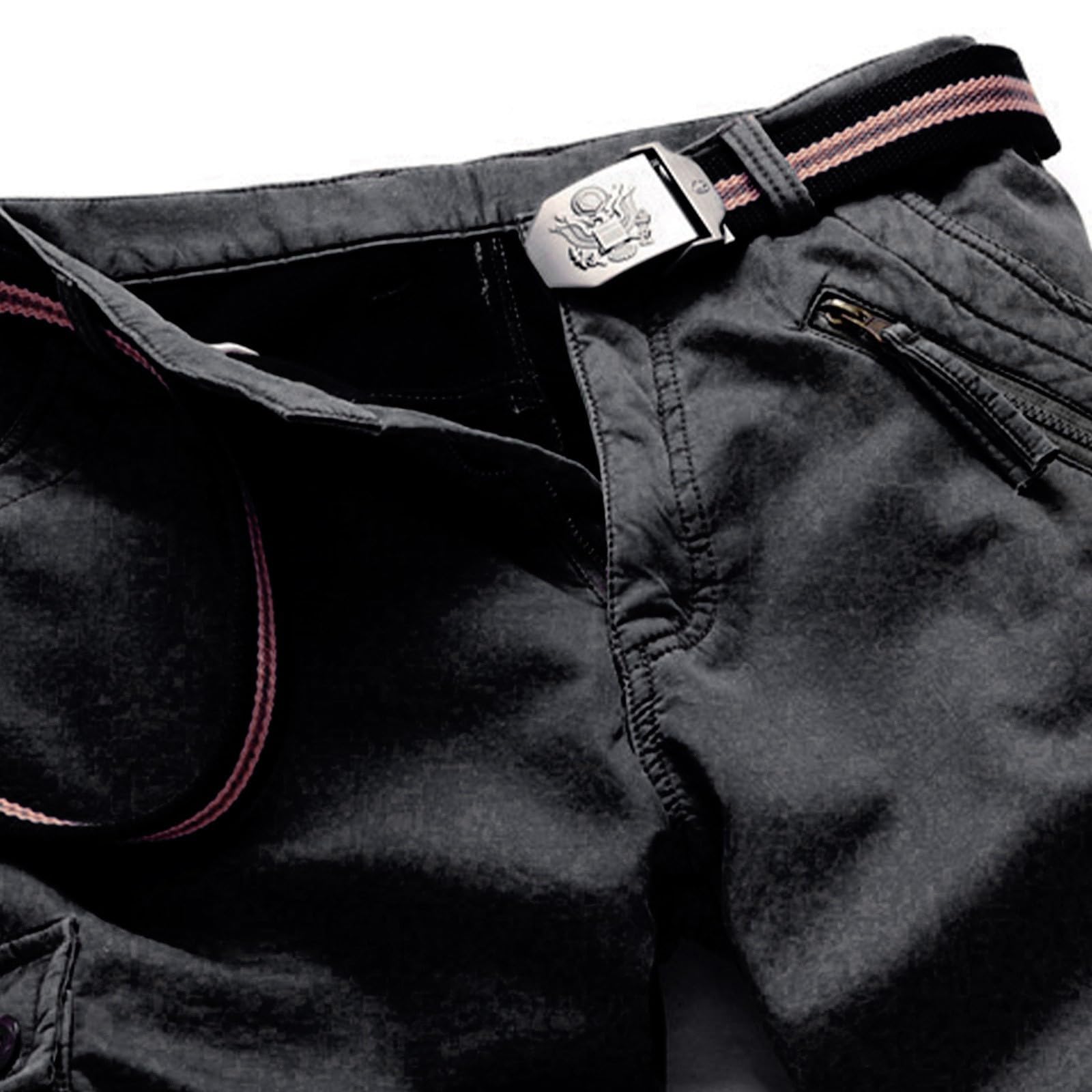 Pantalones cargo de algodón para hombre, pantalones militares, largos, tiempo libre, cargo, pantalones de trabajo, pantalones elásticos, pantalones chinos, pantalones de trabajo, pantalones de trabajo