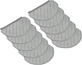 4/10 panni lavabili per ECOVACS per DEEBOT N20/N20 Plus/N20 PRO PLUS, panni in microfibra riutilizzabili per pulizia pavimenti asciutti e bagnati (confezione da 10)