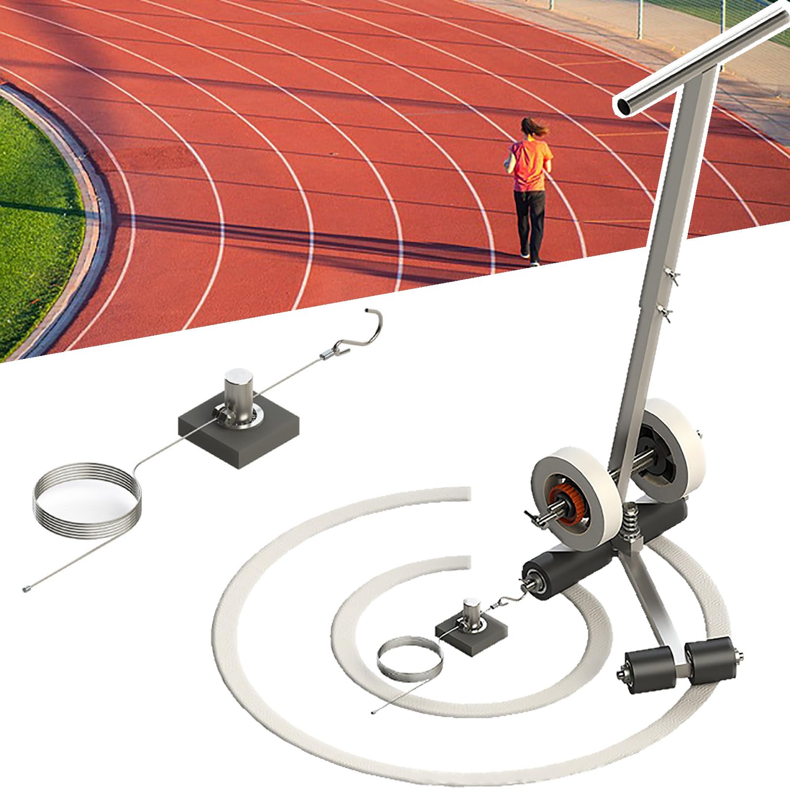 asdchZen Tape Machine For Line Marking, Floor Tape Applicator For Basketball Courts, Parking Lots, Workshops, And Roads