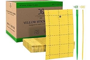 Catchmaster 36 Pack Yellow Sticky Traps