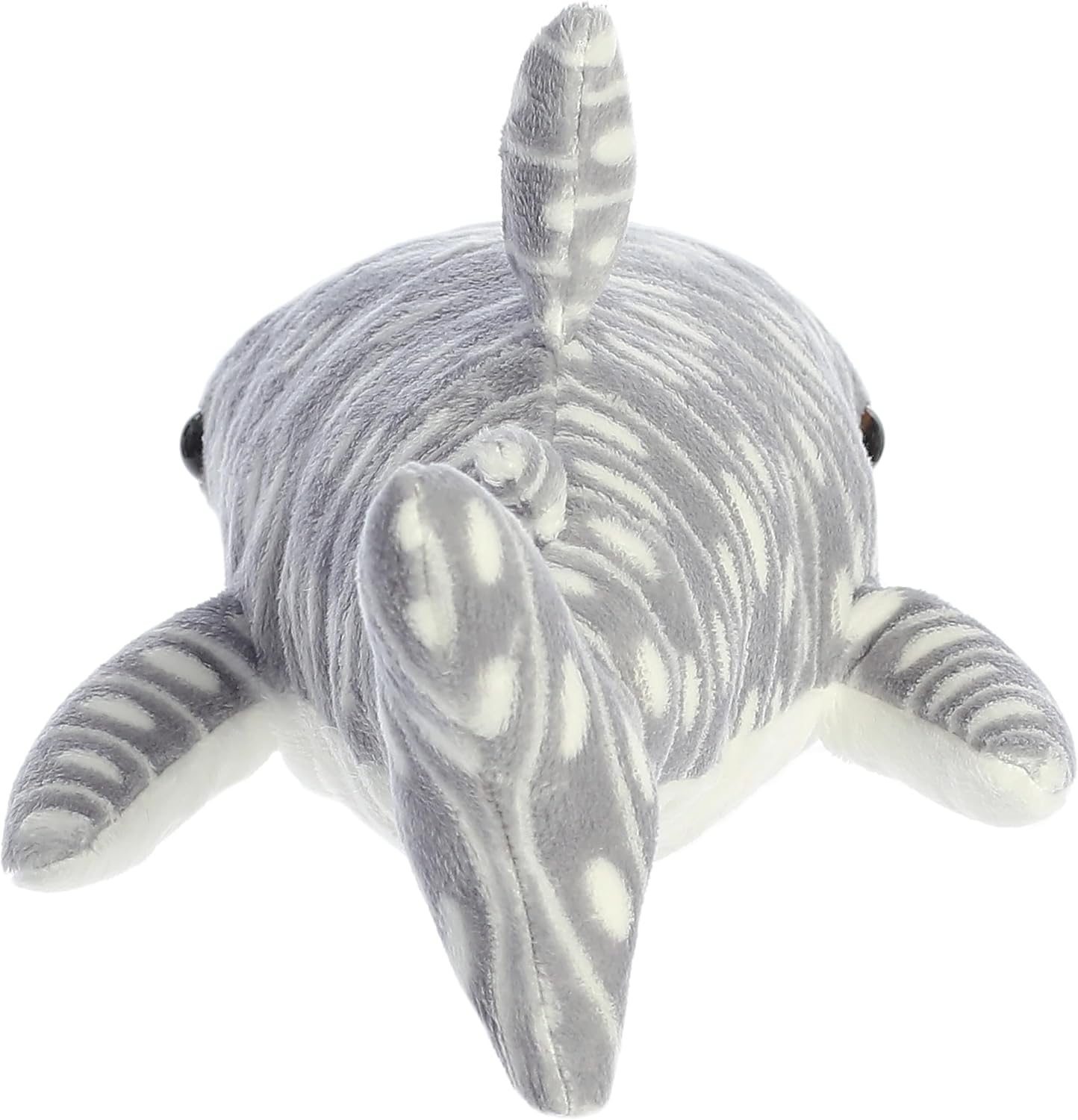 Aurora® Adorable Flopsie™ Whale Shark Stuffed Animal - Playful Ease - Timeless Companions - Grey 12 Inches