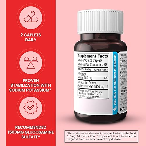 Miniatura 2 de Sulfato de glucosamina cristalina. de Dona. Contenido: 60 comprimidos.