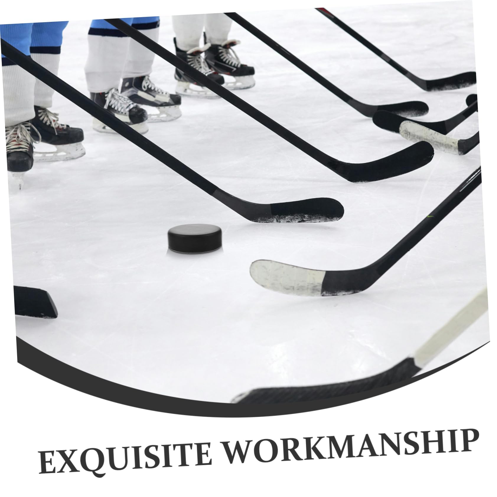 YARNOW Palet Blades Hockey Le Hockey Rondelle De Hockey Patinage Pratique Enfants Rondelle D'entraînement en PVC Rondelle De Course De Hockey sur Glace Unité Centrale Black