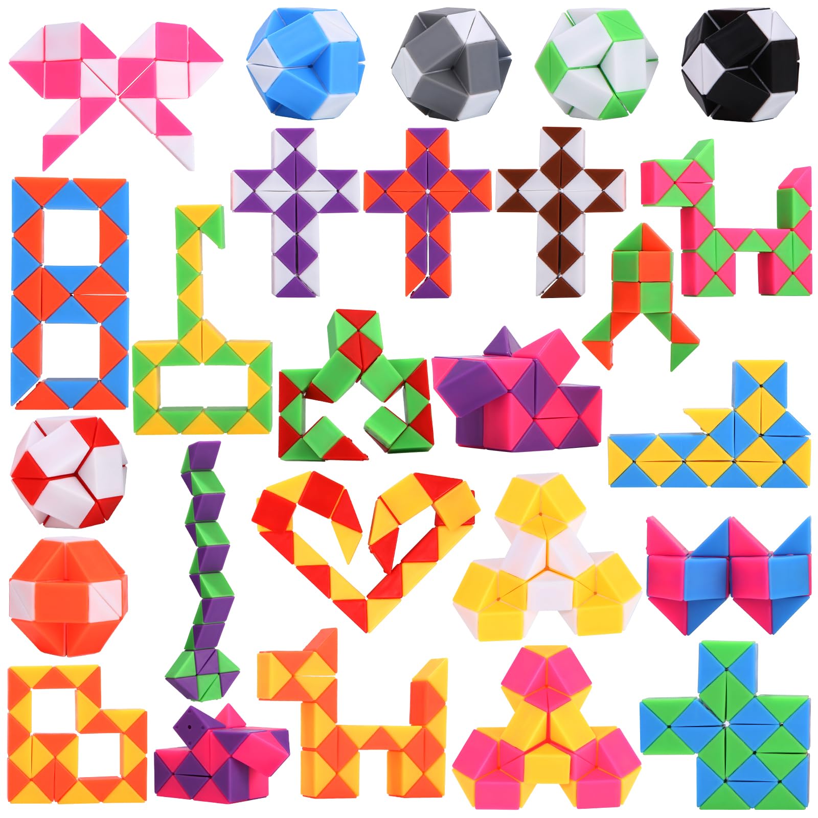 Serpent Magiques Avec 24 Nœuds 25-Pack Magie Serpent Twist Magic Snakes