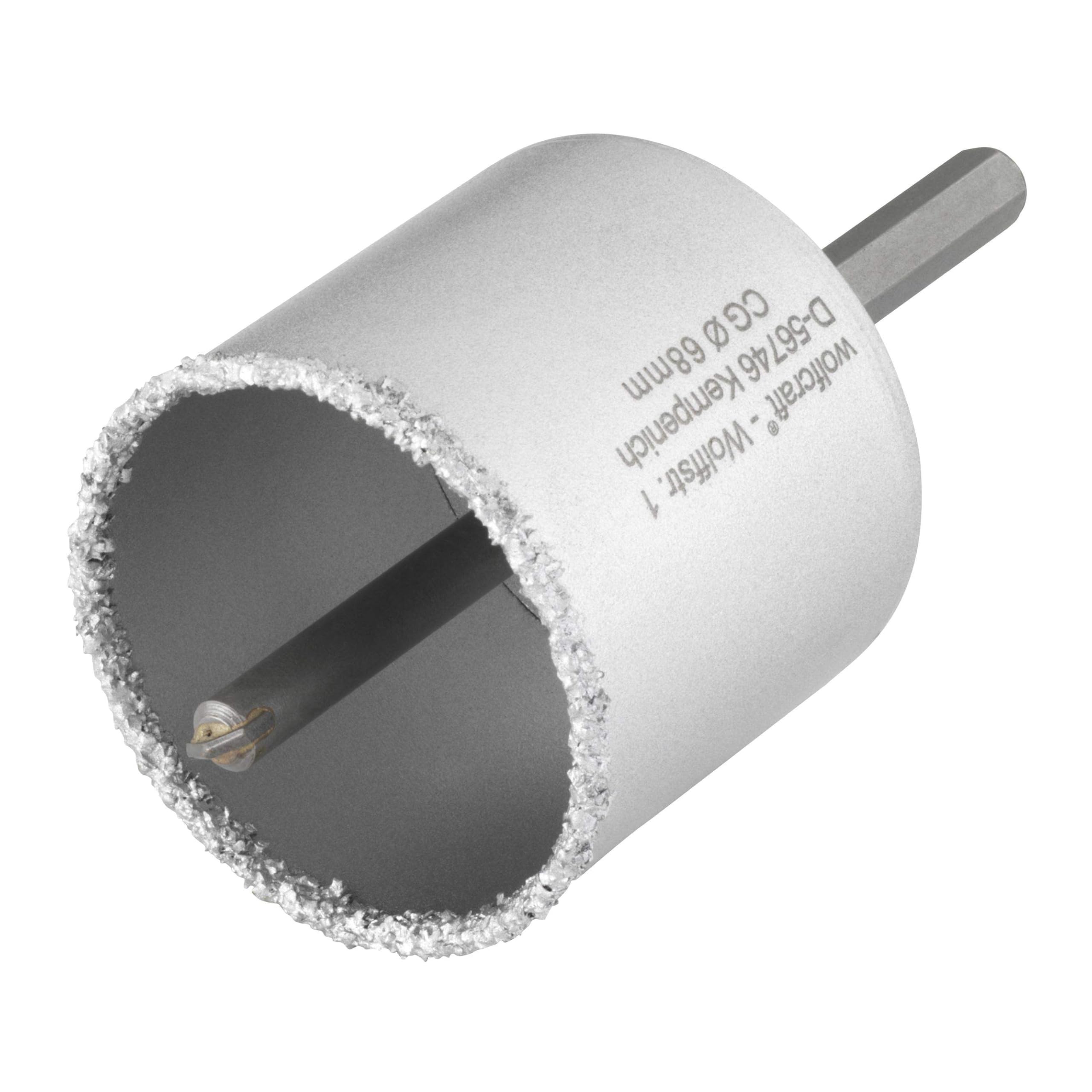 Wolfcraft 8913000 Hole Saw Tungsten Carbide Coated 68 x 55mm