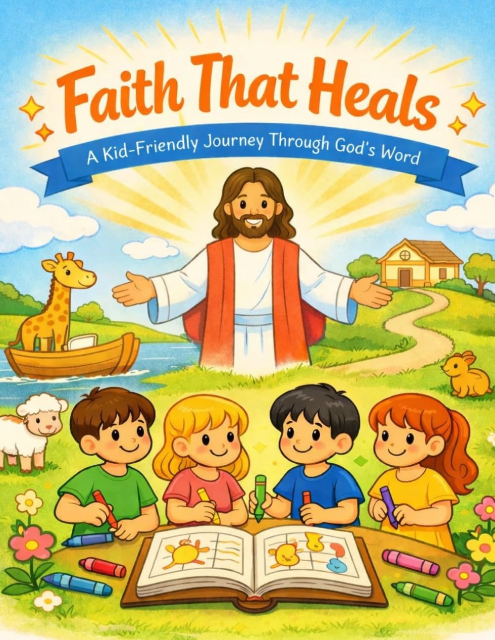 Faith That Heals Coloring Book — Christian Kids Bible Activity Book: Coloring Book
