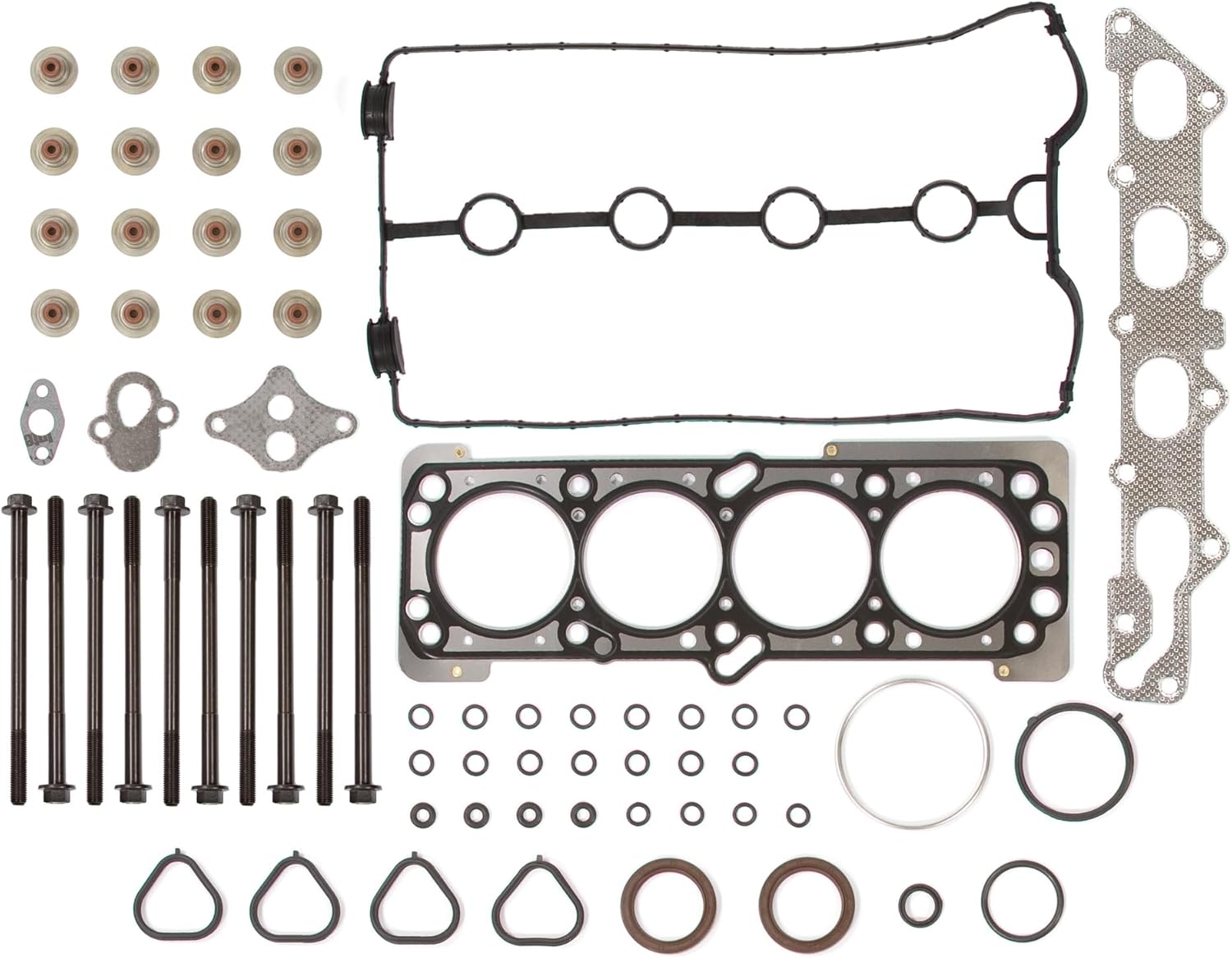 DG-8614916614 Head Gasket Set Head Bolts Compatible With/Replacement For 06-08 Chevrolet Aveo Aveo5 1.6L DOHC