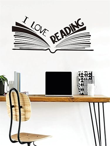 Miniatura 5 de Vinilo decorativo para pared de lectura de biblioteca inspira el aprendizaje y la creatividad con citas inspiradoras, perfecto para aulas,