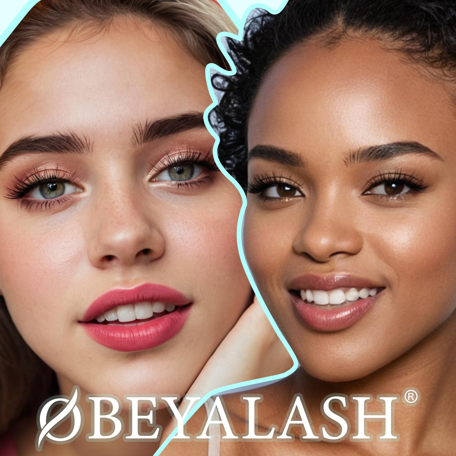 Obeyalash Natural False Eyelashes Extension 144 Pieces C Curl False Eyelashes Individual 10-13 mm Natural Cluster Lashes - Image 3
