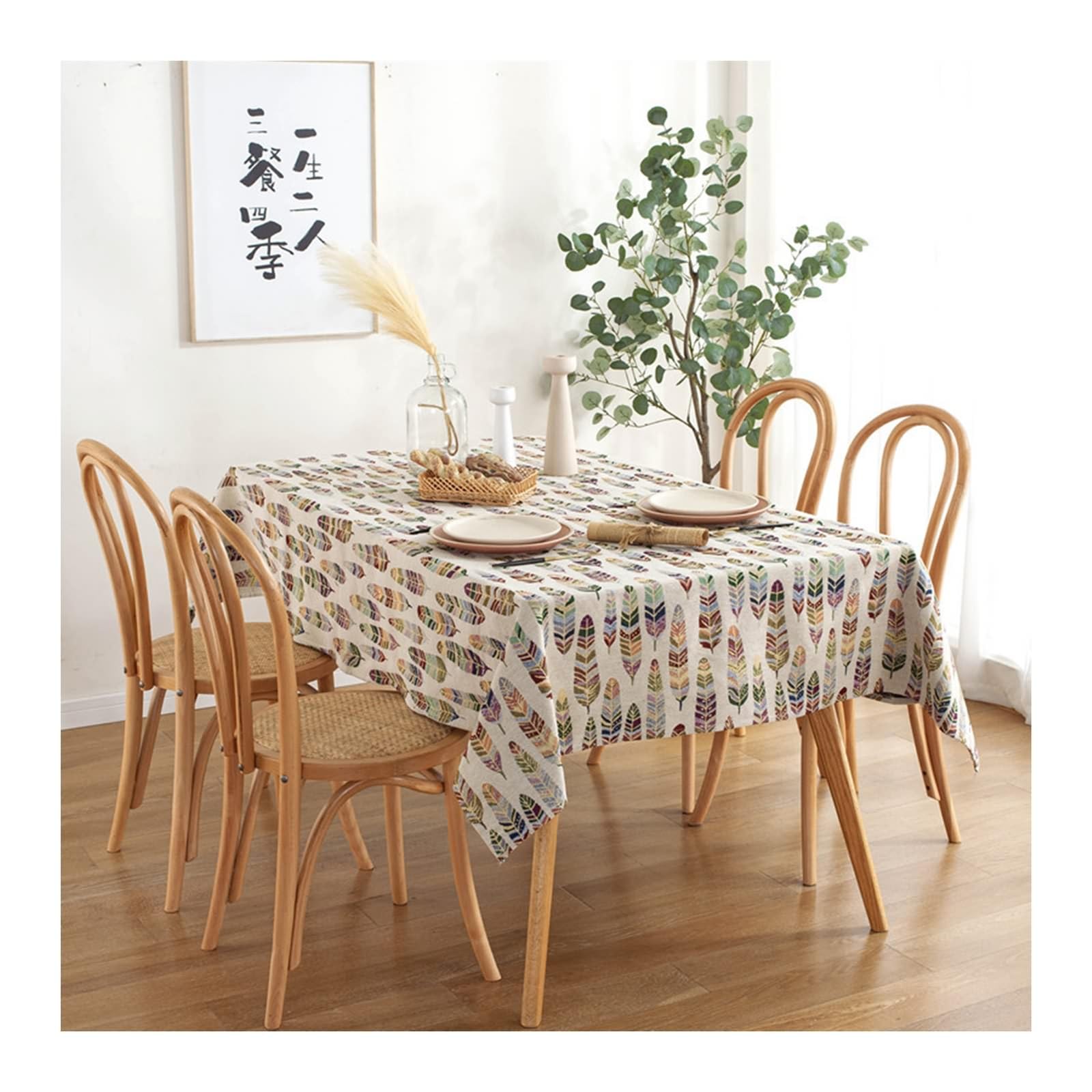 Linge de table polyester Daesar 140x260 pour protéger des taches et chocs
