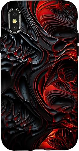 Miniatura 4 de Funda para iPhone 13 Pro Alien Style Pattern Biomecanical Fluid Fractal Spiral Swirl