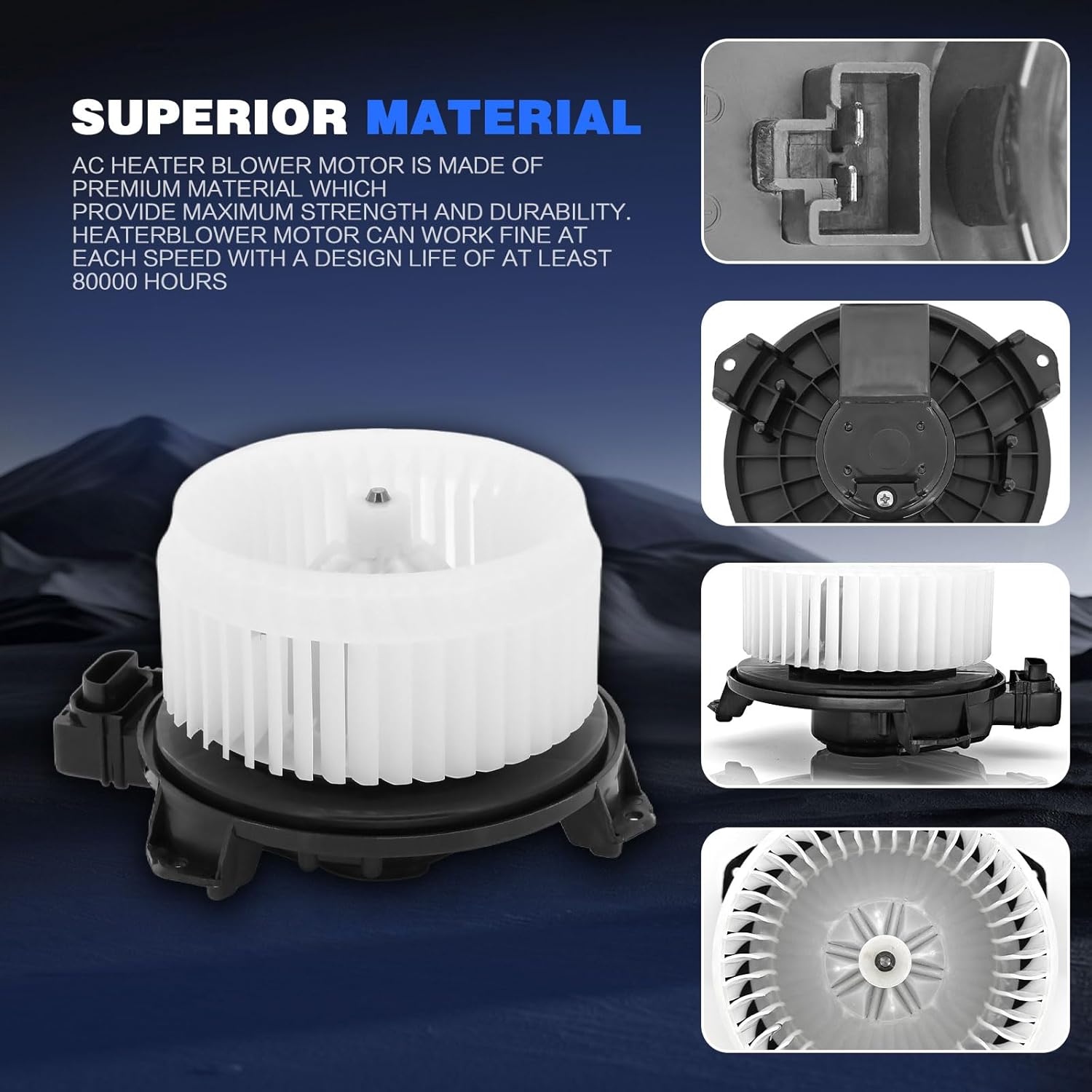 HVAC Fan Blower Motor Replacement for 2008-2014 Scion xD, 2007-2012 Toyota Yaris, Replace# 700235 8710352141 CB058434S01