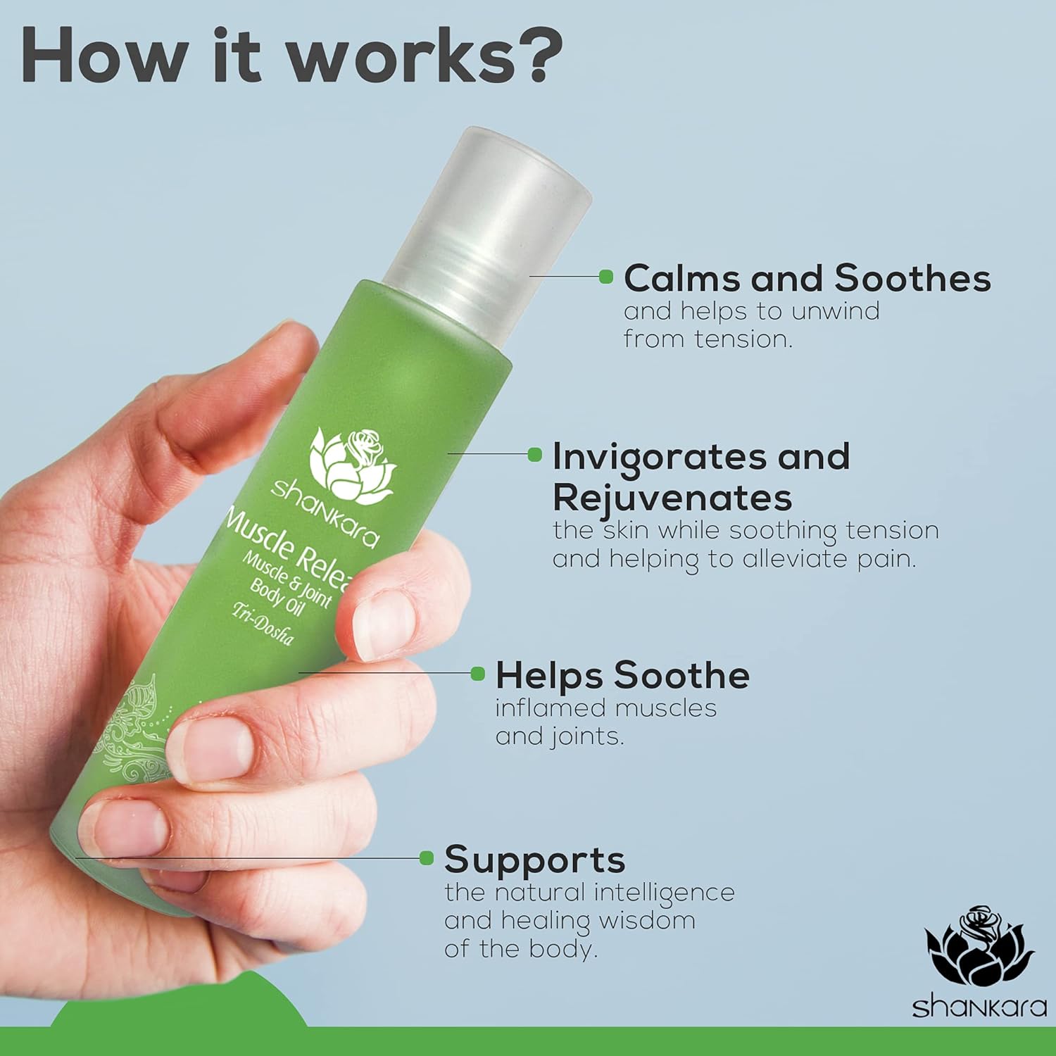 Muscle Release Body Massage Oil for Sensual Massage Therapy - Muscle Release Pain Relief Essential Face Oils - Includes Arnica, Boswellia & Sweet Birch (100 ml) : Health & Household
