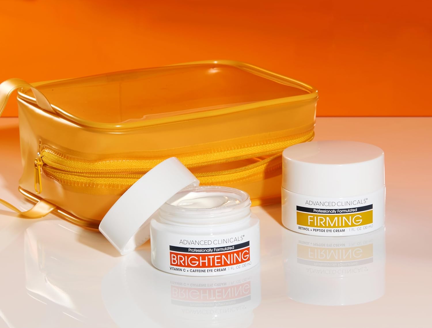 Advanced Clinicals Retinol Eye Cream + Vitamin C Under Eye Cream 2pc Skin Care Set | Visible Anti Aging Under Eyes Face Moisturizer Helps Improve Appearance Of Dark Circles, Puffy Eyes, & Puffiness - Image 9