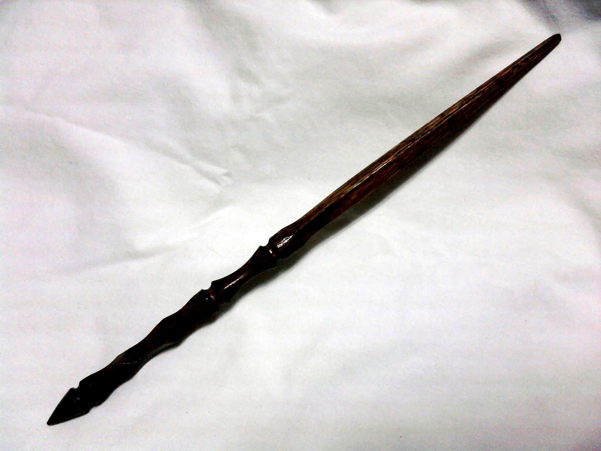 Magic Wand, 12 Inch Long Square Solid Wood