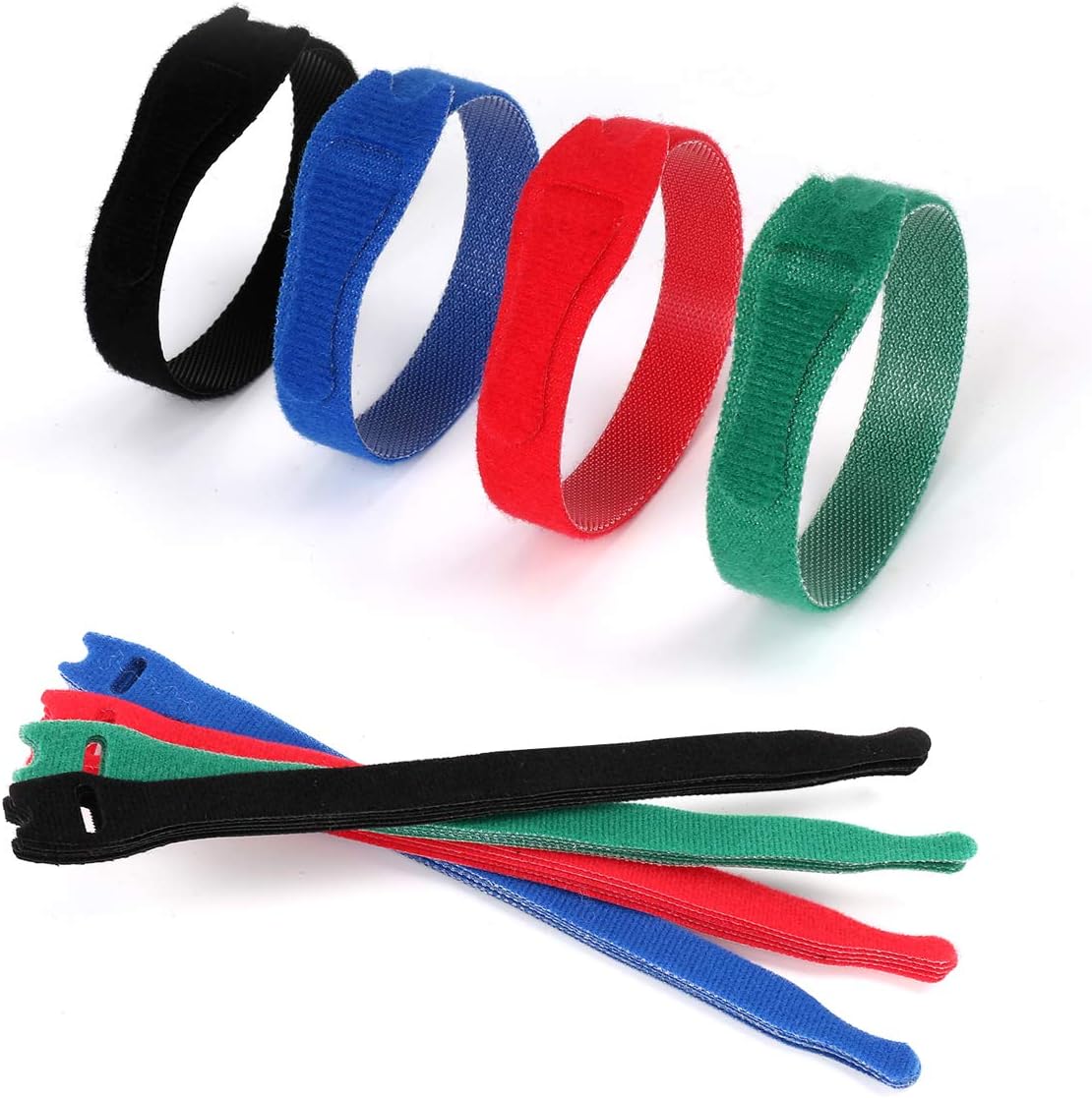 Amazon.co.jp Funshare Cable Ties Cable Bands Storage Bands Thin Heavy