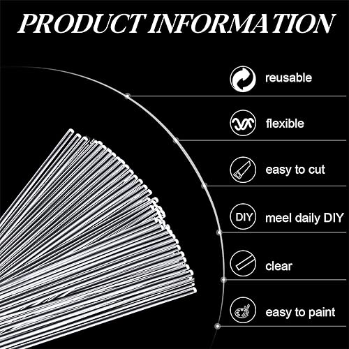 Vista 33 de Zopeal 200 palitos acrílicos para tartas, palitos de dulces para bodas, Halloween, Navidad, dulces, pasteles, chocolate, galletas, postres, hechos a