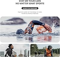 Vista 9 de Auriculares de conducción ósea IP68 natación impermeable a prueba de polvo a prueba de sudor Reproductor de música subacuática 8GB 1000 canciones