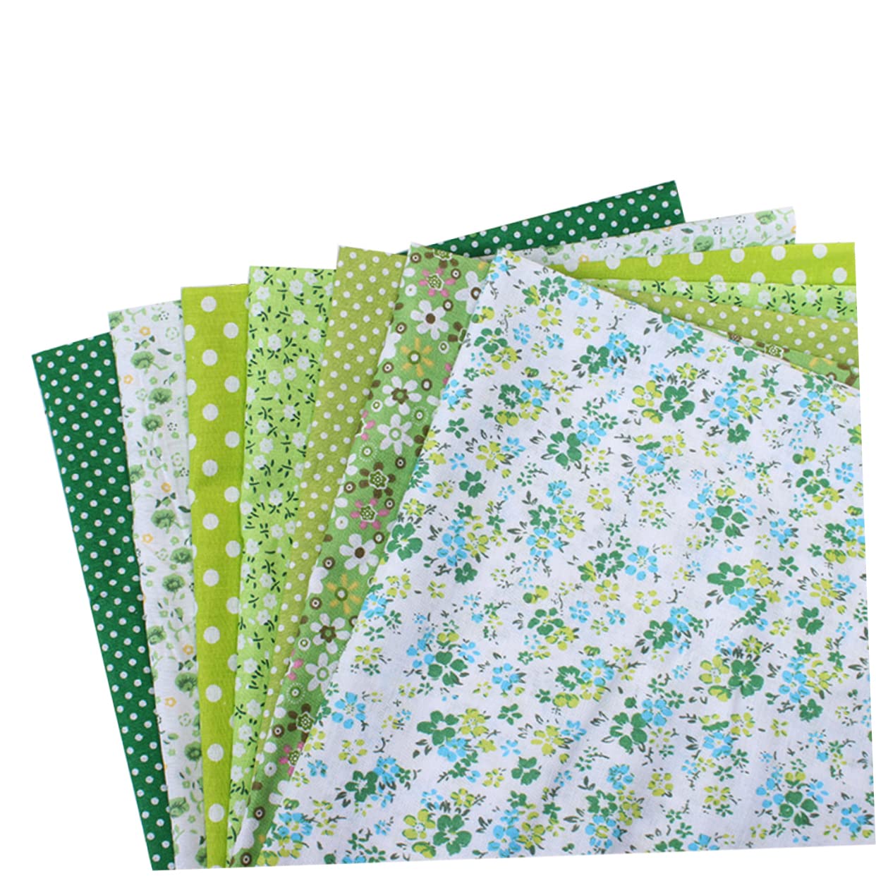 Szycie tkanin patchworkowych, Materiał do szycia patchworku, tkanina do szycia, 7 sztuk tkaniny bawełnianej, materiał do watowania, tkanina