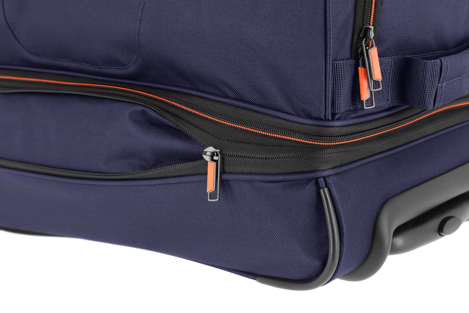 travelite trolley da viaggio con ruote misura media, espandibile, BASICS, trolley morbido per bagagli, borsone con ruote, 55 cm, 51-64 litri