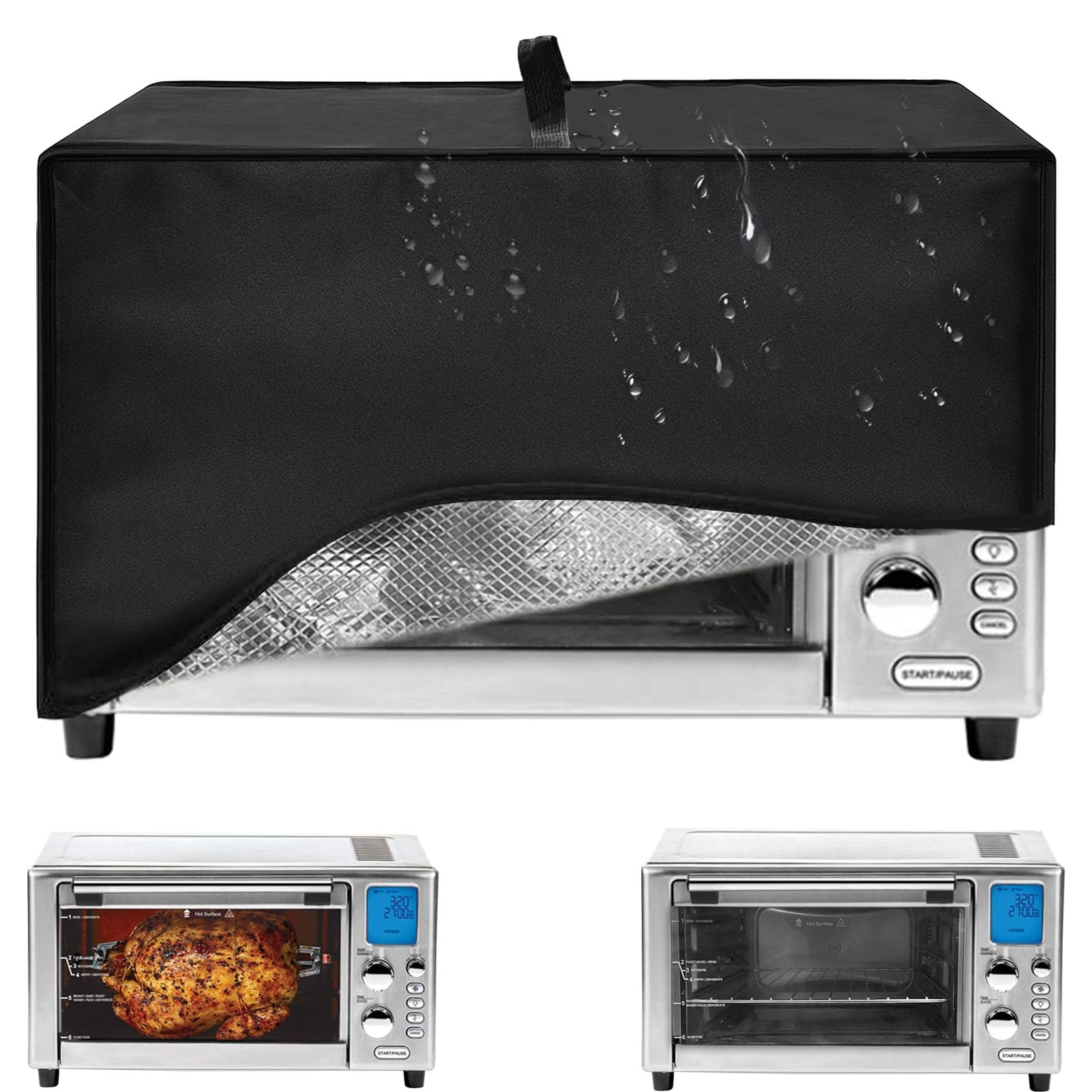 Toaster Oven Air Fryer Cover, Heat-Resistant Waterproof Dust-proof Kitchen Appliance Covers Compatible For Emeril Lagasse Everyday 360 S-AFO-001 Air Fryer
