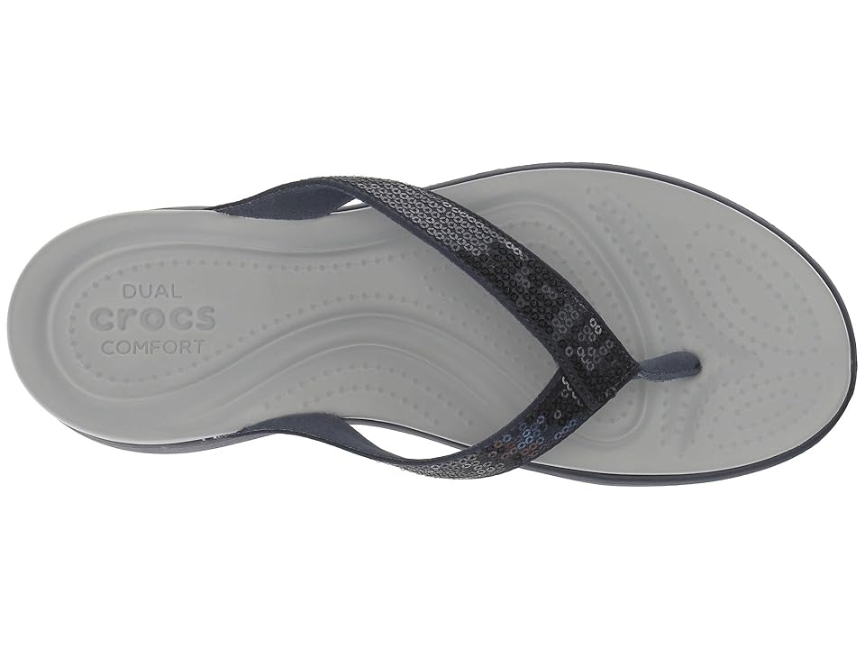 crocs capri v sequin navy