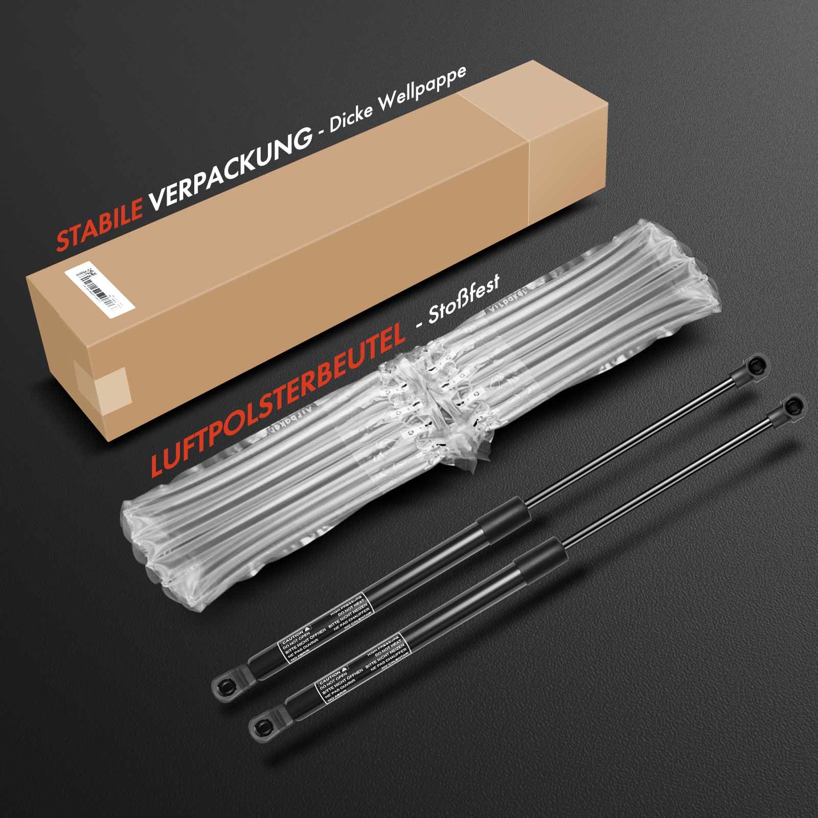 Lot De 2 Vérins à Gaz 490N - 300mm Pour Portes D'armoire, Coffre, Caravane